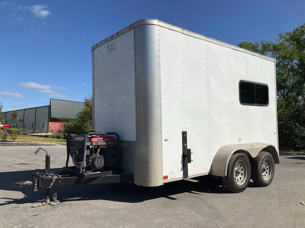 12 FT GAS POWERED TRAILER