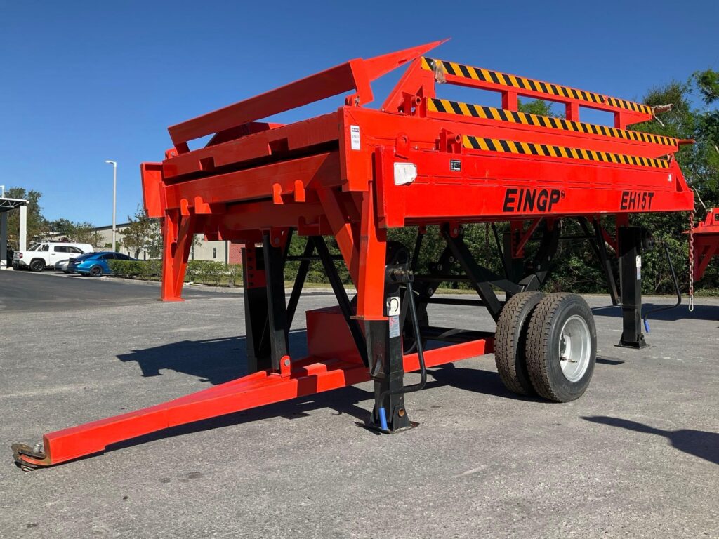 2024 ERIE INDUSTRIES GROUP INC 3 SIDED TELESCOPIC MOBILE LOADING RAMP MODEL EH15T 